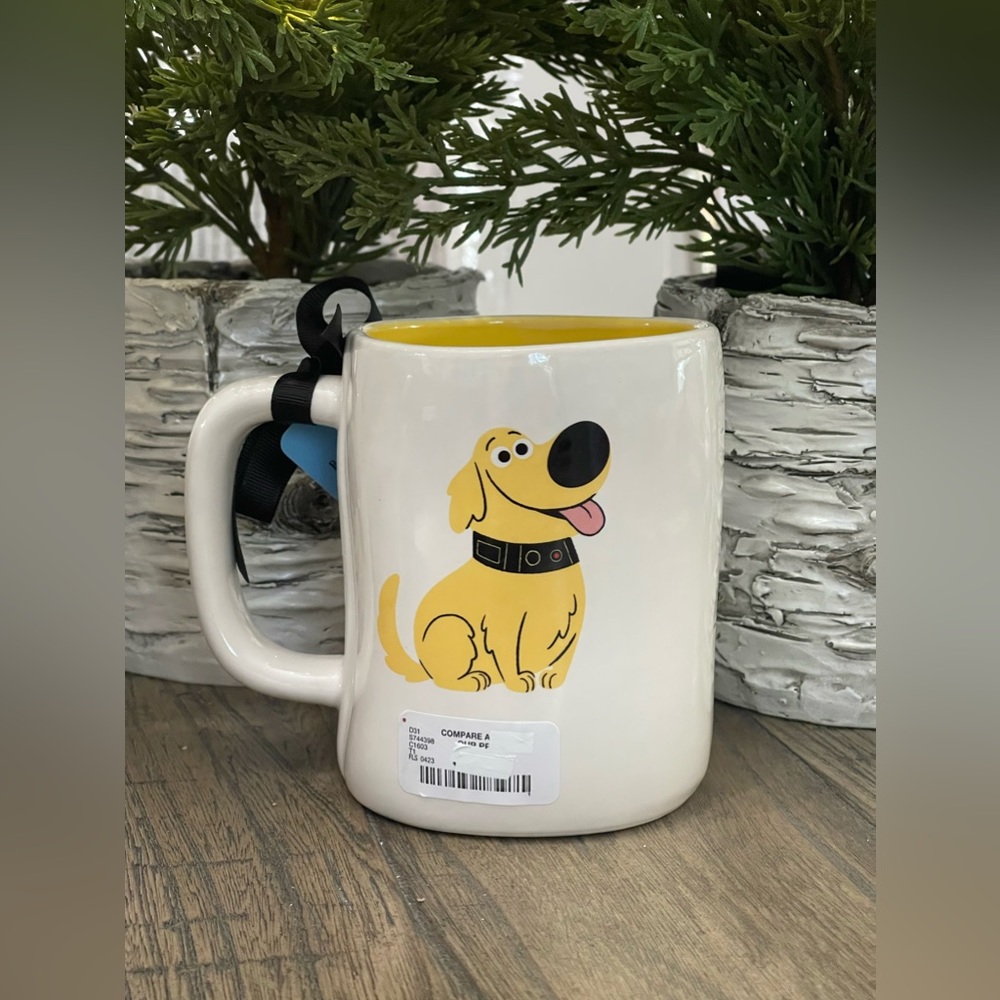 Brand NEW w/Tags Rae Dunn Pixar Up MY FAVORITE DAY IS TODAY feat. Dug